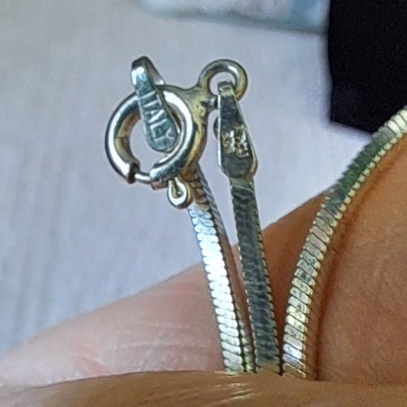 Artisan Sterling Silver Handmade Ametrine Pendant with Italian Sterling Necklace - Picture 5 of 14